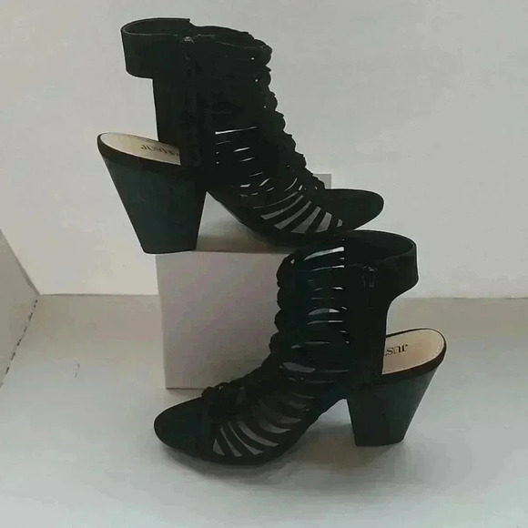 JUSTFAB Booties open toe heeled sandals - Picture 4 of 8